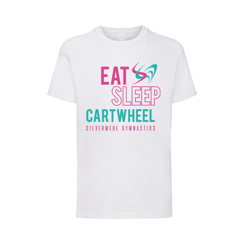 Eat Sleep Cartwheel Kids T-Shirt