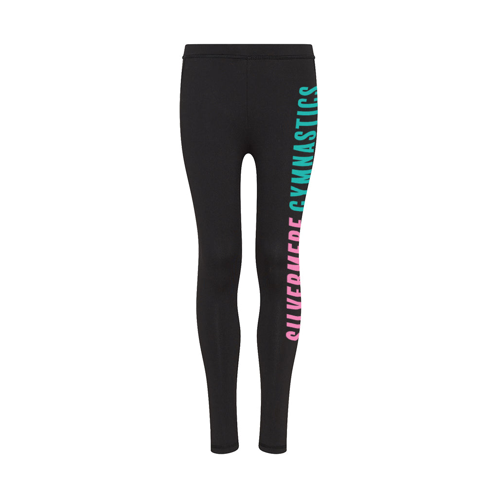 Silvermere Gymnastics Girls CoolFit Leggings