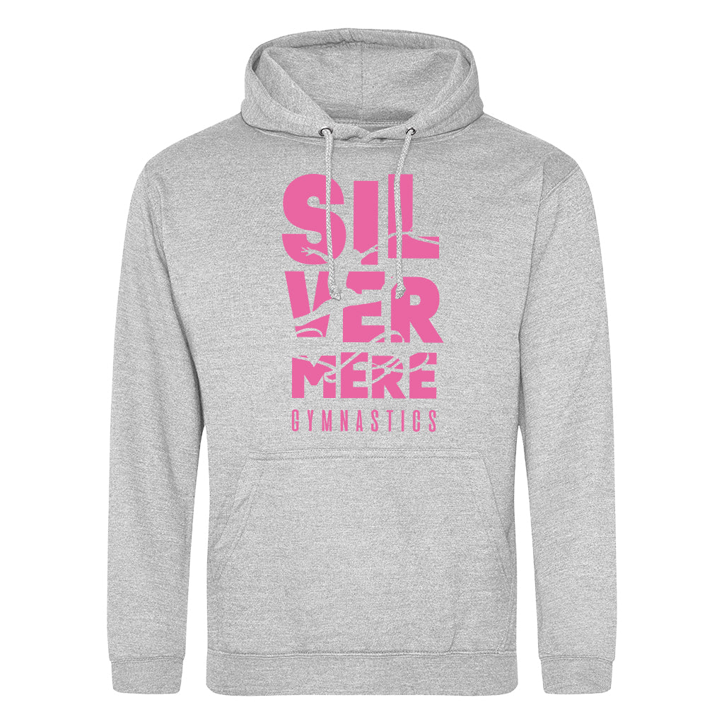 Silvermere Gymnastics Pink Logo Adults Unisex Hoodie