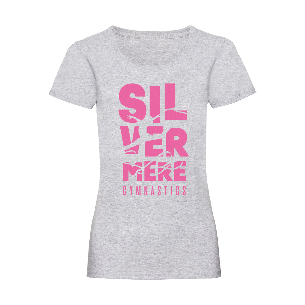 Silvermere Gymnastics Pink Logo Women's T-Shirt