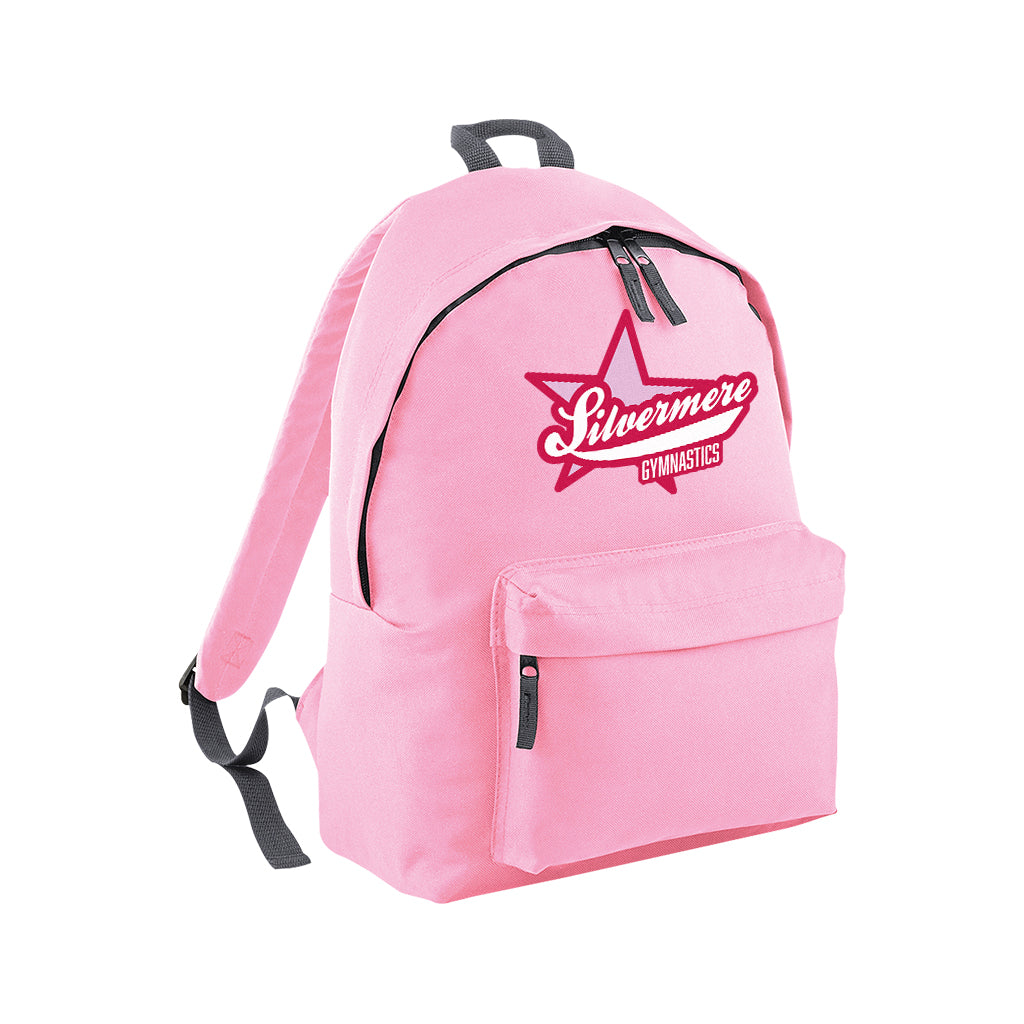 Silvermere Gymnastics Pink Star Logo Backpack