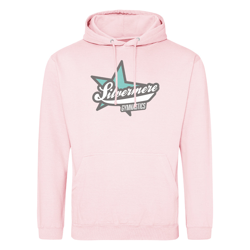 Silvermere Gymnastics Teal Star Logo Adults Unisex Hoodie