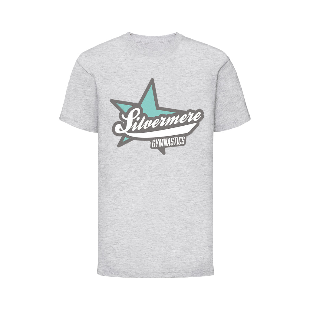 Silvermere Gymnastics Teal Star Logo Kids T-Shirt