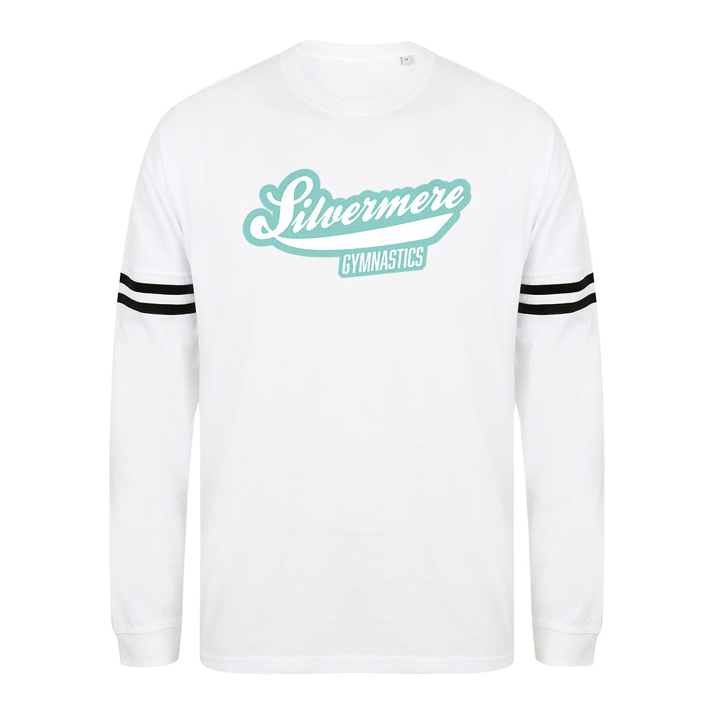 Silvermere Gymnastics Teal Swoosh Adults Unisex Drop Shoulder Top