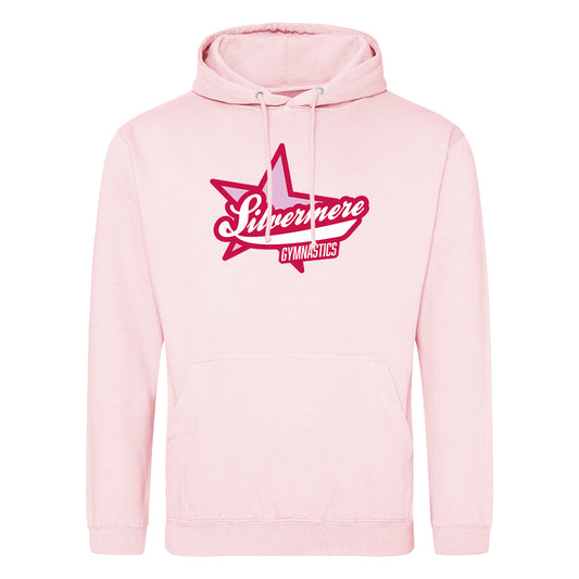 Silvermere Gymnastics Pink Star Logo Adults Unisex Hoodie