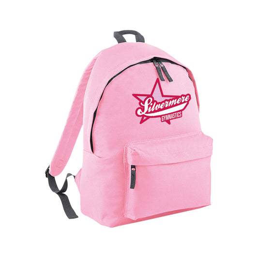 Silvermere Gymnastics Pink Star Logo Backpack