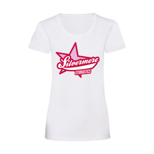 Silvermere Gymnastics Pink Star Logo Women's T-Shirt
