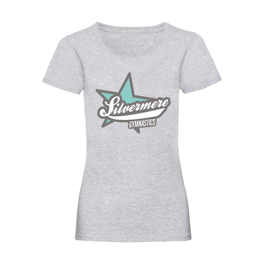 Silvermere Gymnastics Teal Star Logo Women's T-Shirt